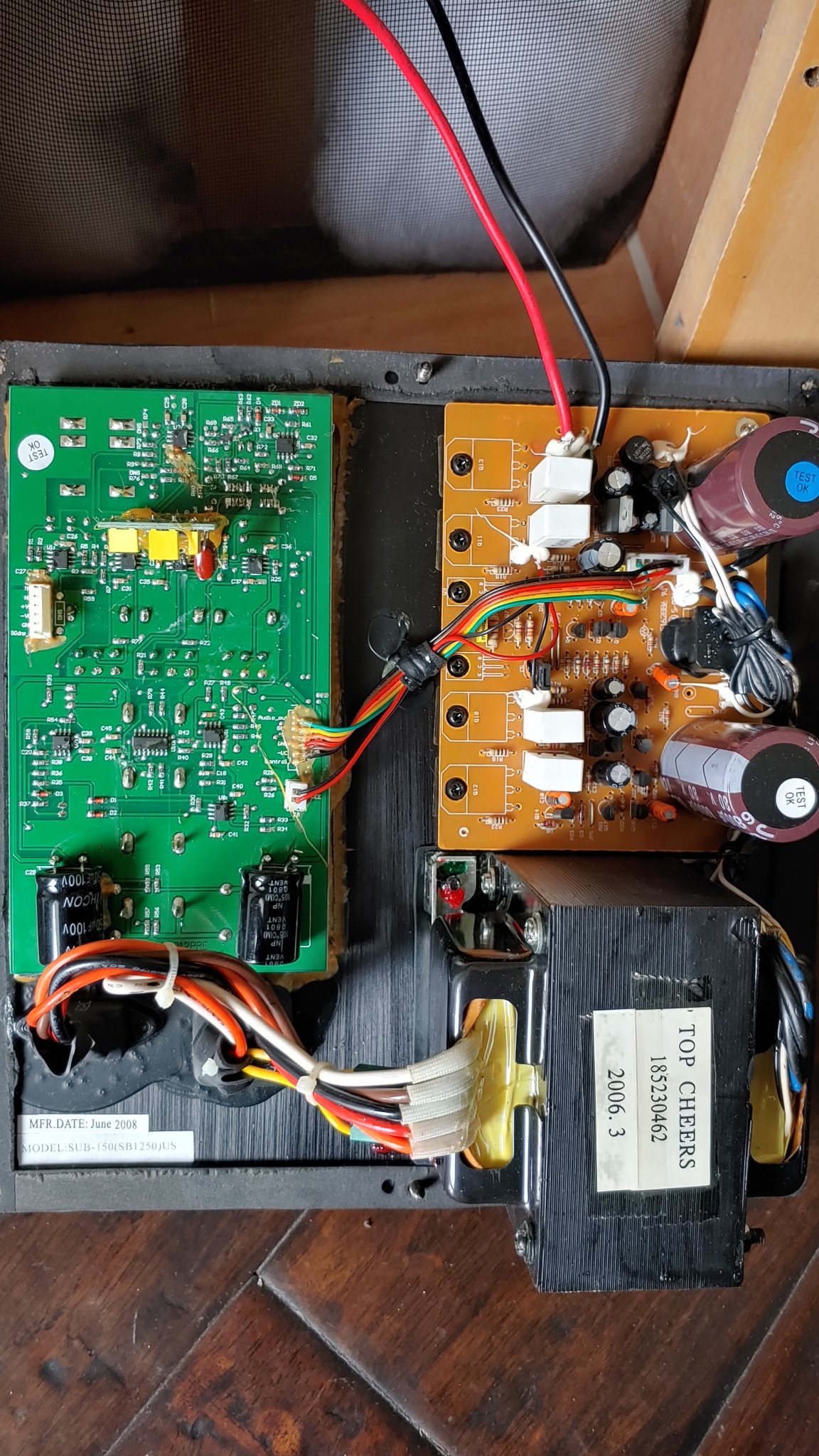 M&K 12" sealed subwoofer Plate Amp Repair? | diyAudio