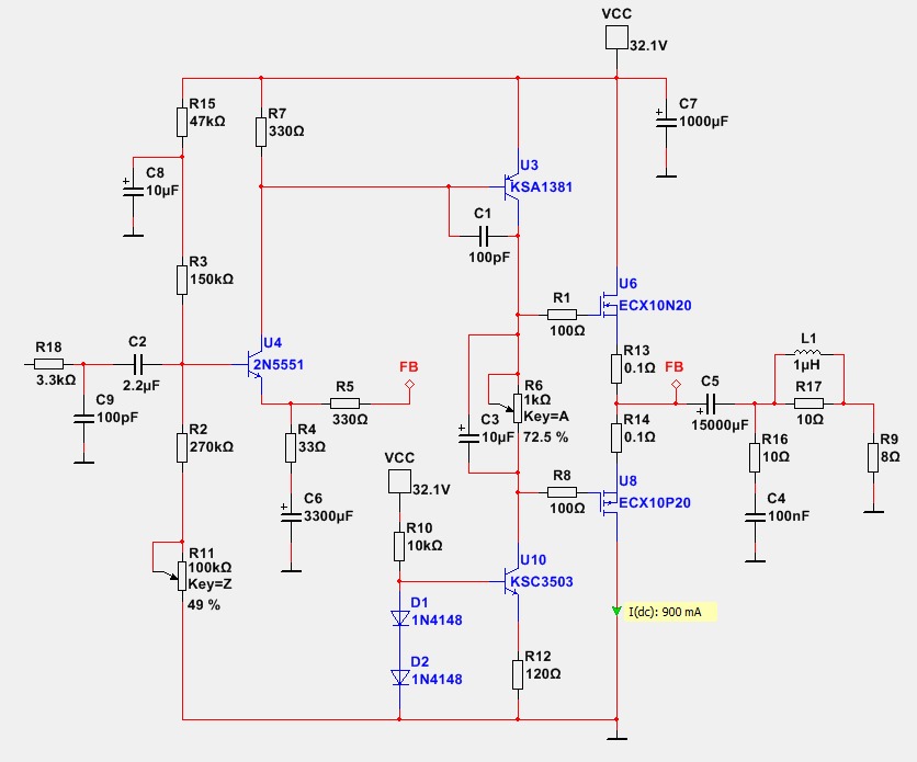 The BULLET Amplifier 10 Watt Class A and Current FB | diyAudio