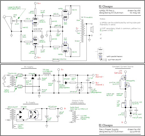 Phase inverter/power section | diyAudio