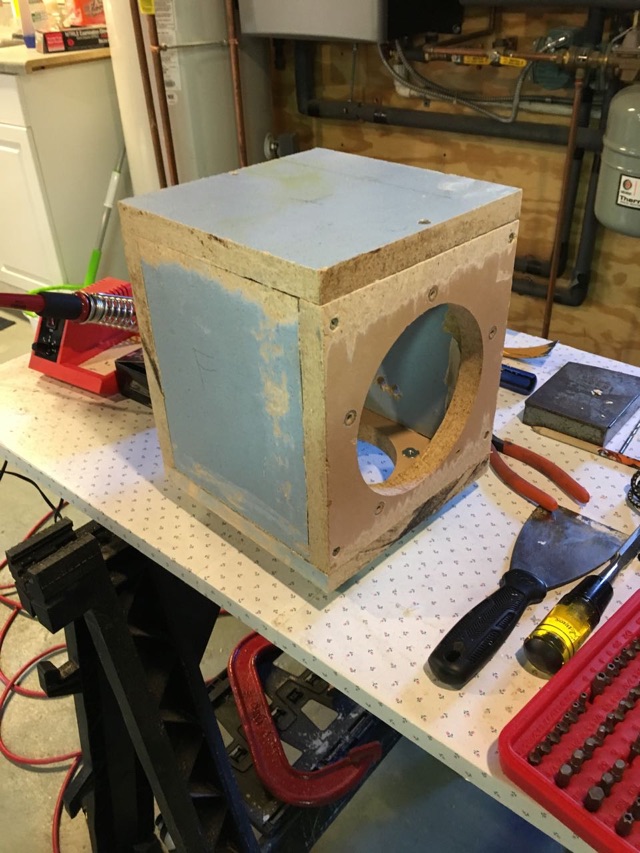 A tiny Tang Band passive radiator sub | diyAudio