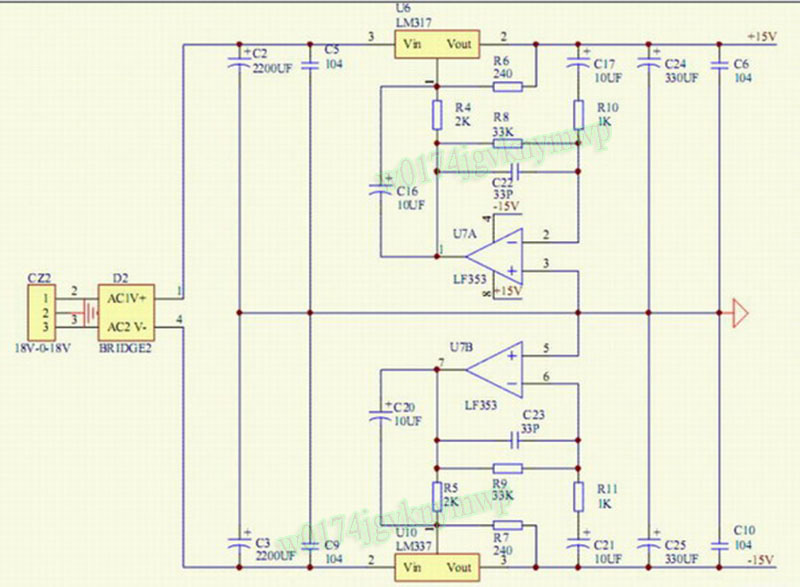 How does "LM317/ 337 Servo Rectified Filtered Power Supply" work? | diyAudio