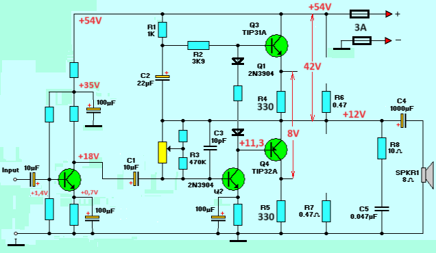 transistor amp not working after shorting output | Page 24 | diyAudio