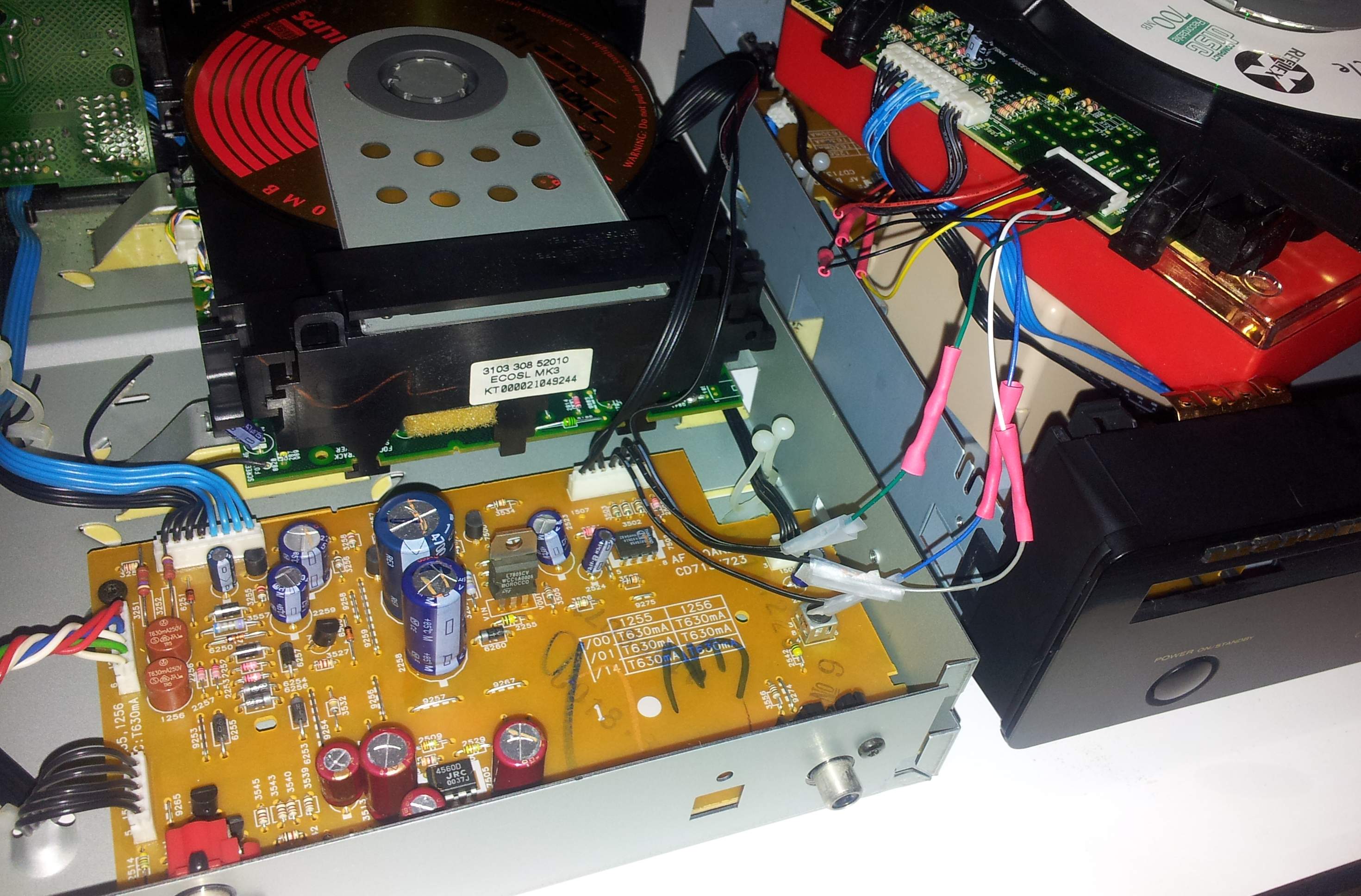 How to build a Digital input on a Njoe Tjoeb 400 (Marantz CD 4000) cd  player | diyAudio