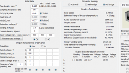 SMPS transformer design tool (ver.4000) | diyAudio