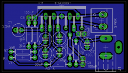 TDA2009 PCB design check | diyAudio
